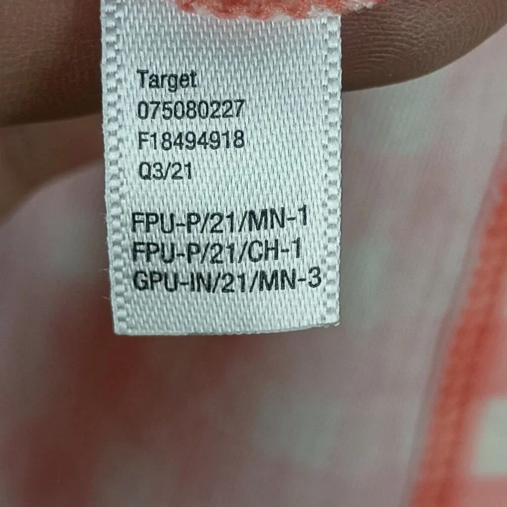 Cat & Jack Pink & White Plaid Gingham Sleeveless Girls Summer Dress Size M 7/8 - Picture 5 of 5